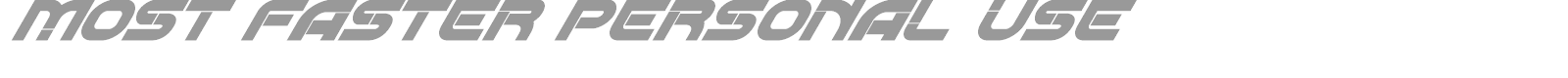 Most Faster font preview